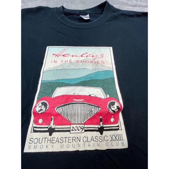 Healeys In The Smokies 2009 T-Shirt Mens Large Black Gildan Heavy Cotton Classic - Picture 8 of 10